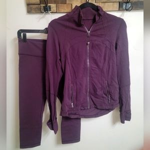 Lululemon  Capri & Jacket Outfit